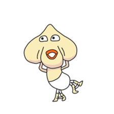 Garlic Man(ooita)world sticker #9399847