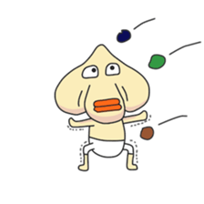 Garlic Man(ooita)world sticker #9399852