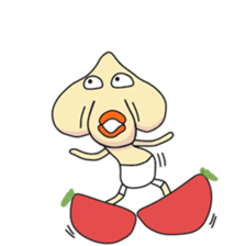 Garlic Man(ooita)world sticker #9399862