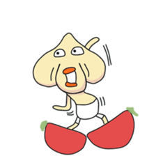 Garlic Man(ooita)world sticker #9399863