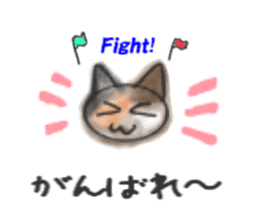 Frequently used words "Calico cat" sticker #9400040