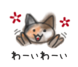 Frequently used words "Calico cat" sticker #9400042