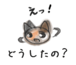 Frequently used words "Calico cat" sticker #9400044