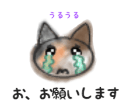 Frequently used words "Calico cat" sticker #9400052