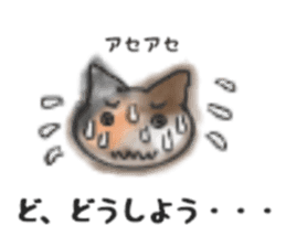 Frequently used words "Calico cat" sticker #9400054