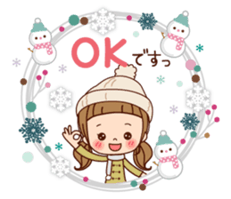 A sticker spring from winter. sticker #9400184