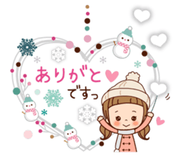 A sticker spring from winter. sticker #9400187