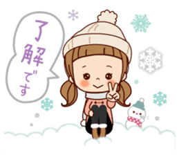 A sticker spring from winter. sticker #9400189