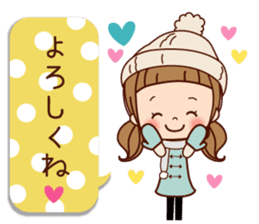 A sticker spring from winter. sticker #9400190