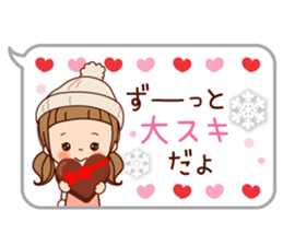 A sticker spring from winter. sticker #9400207