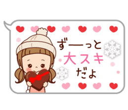 A sticker spring from winter. sticker #9400207