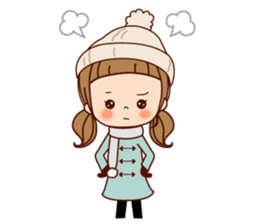 A sticker spring from winter. sticker #9400209