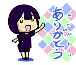 Girls to want to eat ice cream.(R ver) sticker #9400333