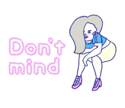 Posing girls. sticker #9400796