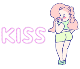 Posing girls. sticker #9400804