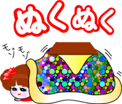 Beauty life of a cute girl sticker #9402191