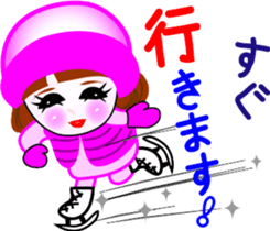 Beauty life of a cute girl sticker #9402201