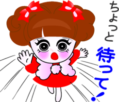 Beauty life of a cute girl sticker #9402208