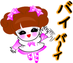 Beauty life of a cute girl sticker #9402223