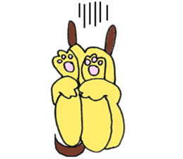 scribbling hip head dog sticker #9402604