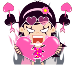 HUAJAi - i LOVE U sticker #9402697