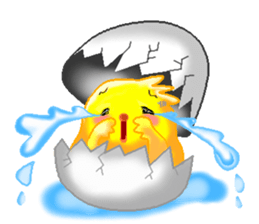 Korean and Japanese. This is a chick. sticker #9402759