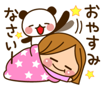 The cute girl who often uses it sticker #9403108