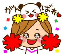 The cute girl who often uses it sticker #9403113