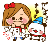 The cute girl who often uses it sticker #9403117