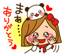 The cute girl who often uses it sticker #9403123