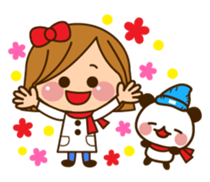 The cute girl who often uses it sticker #9403125