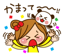 The cute girl who often uses it sticker #9403127