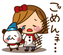 The cute girl who often uses it sticker #9403128