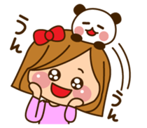 The cute girl who often uses it sticker #9403130