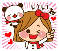 The cute girl who often uses it sticker #9403140