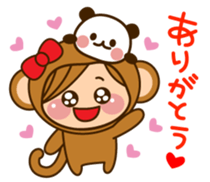 The cute girl who often uses it sticker #9403142