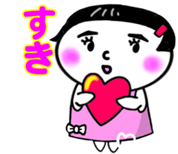 cute girl.kawaii girl sticker #9403477