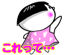 cute girl.kawaii girl sticker #9403478