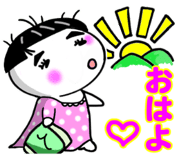 cute girl.kawaii girl sticker #9403479