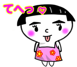 cute girl.kawaii girl sticker #9403491