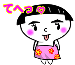 cute girl.kawaii girl sticker #9403491