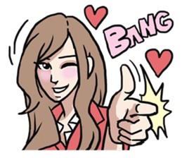 AsB - Love 99 / The Comic Cupple sticker #9403504