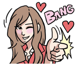 AsB - Love 99 / The Comic Cupple sticker #9403504