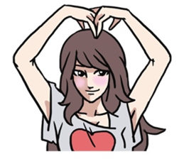 AsB - Love 99 / The Comic Cupple sticker #9403506