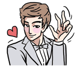 AsB - Love 99 / The Comic Cupple sticker #9403510