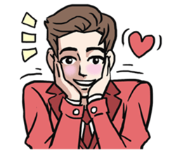 AsB - Love 99 / The Comic Cupple sticker #9403515