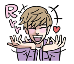 AsB - Love 99 / The Comic Cupple sticker #9403524