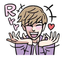 AsB - Love 99 / The Comic Cupple sticker #9403524