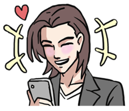 AsB - Love 99 / The Comic Cupple sticker #9403529