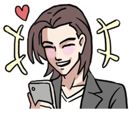 AsB - Love 99 / The Comic Cupple sticker #9403529